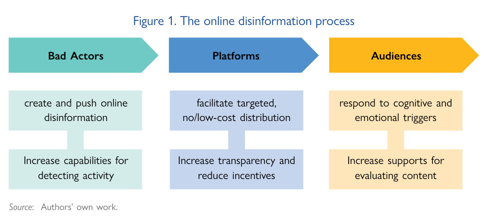 The online disinformation process