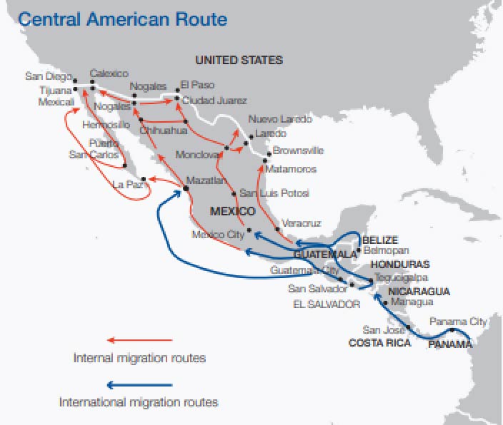 Central American route